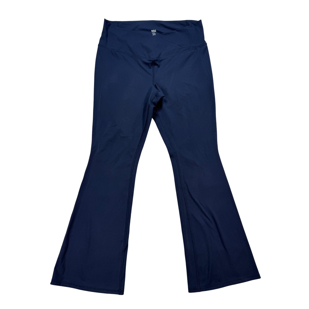 DSG Flare Yoga Pants Womens‎ XXL Navy Blue Excellent Crossover Waist Athletic